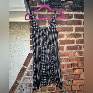 Free People Black and White Polka Dot Dress